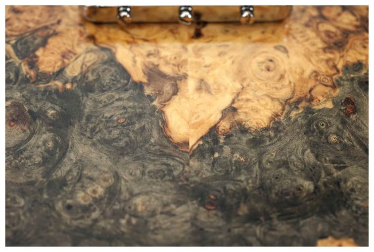 Fender Custom Shop Artisan Buckeye Burl Double Esquire Aged Natural #R131767 Fender Custom Shop Artisan Buckeye Burl Double Esquire Aged Natural #R131767