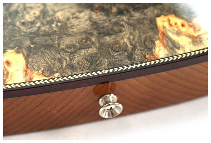 Fender Custom Shop Artisan Buckeye Burl Double Esquire Aged Natural #R131767 Fender Custom Shop Artisan Buckeye Burl Double Esquire Aged Natural #R131767