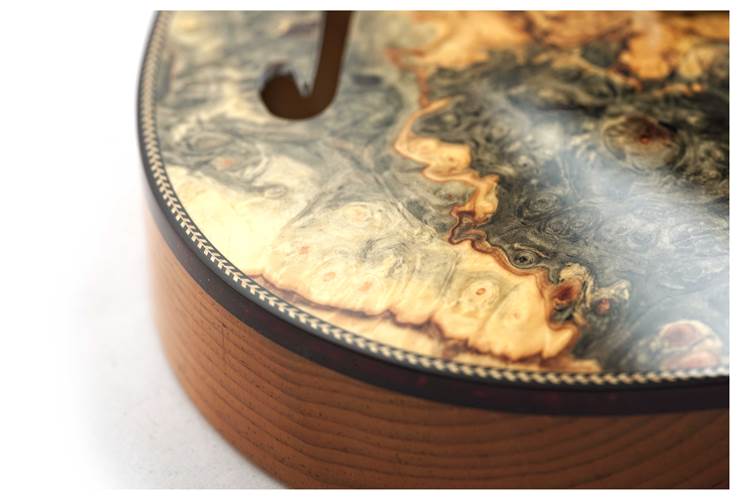 Fender Custom Shop Artisan Buckeye Burl Double Esquire Aged Natural #R131767 Fender Custom Shop Artisan Buckeye Burl Double Esquire Aged Natural #R131767