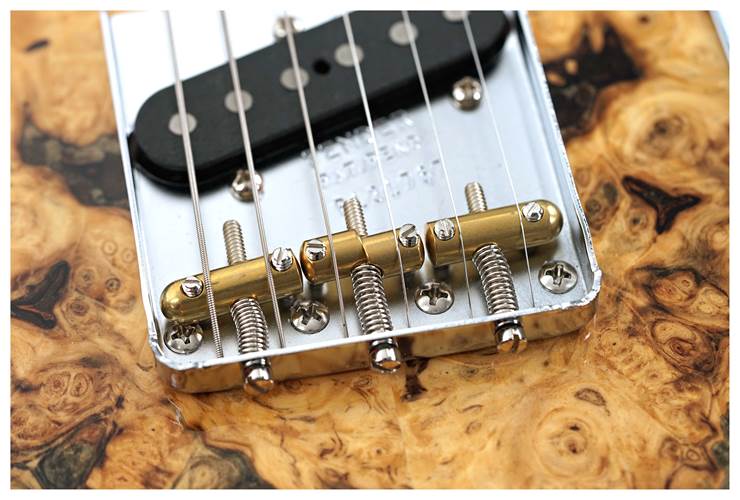 Fender Custom Shop Artisan Buckeye Burl Double Esquire Aged Natural #R131767 Fender Custom Shop Artisan Buckeye Burl Double Esquire Aged Natural #R131767