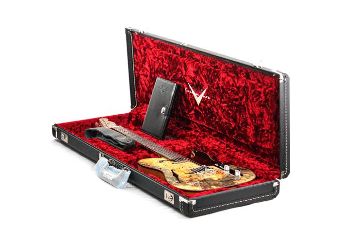 Fender Custom Shop Artisan Buckeye Burl Double Esquire Aged Natural #R131767 Fender Custom Shop Artisan Buckeye Burl Double Esquire Aged Natural #R131767