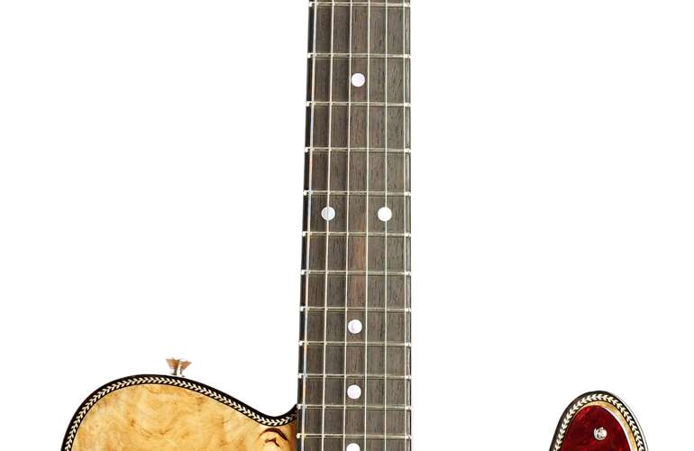 Fender Custom Shop Artisan Buckeye Burl Double Esquire Aged Natural #R106456 Fender Custom Shop Artisan Buckeye Burl Double Esquire Aged Natural #R106456