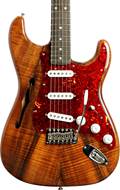 Fender Custom Shop Artisan Stratocaster Thinline Roasted Ash Body AAAA Figured Koa Top #CZ549543
