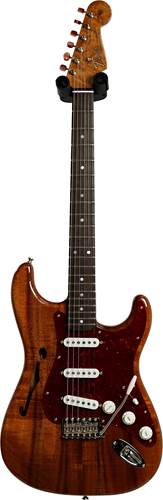 Fender Custom Shop Artisan Stratocaster Thinline Roasted Ash Body AAAA Figured Koa Top #CZ556000