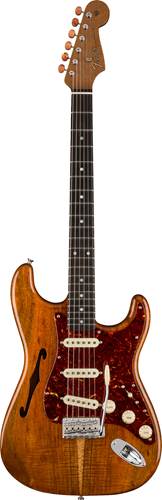 Fender Custom Shop Artisan Stratocaster Thinline Roasted Ash Body AAAA Figured Koa Top
