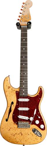 Fender Custom Shop Artisan Stratocaster Thinline Roasted Ash Body AAAA Maple Burl Top #CZ553720