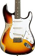 Fender Custom Shop 1959 Stratocaster Heavy Relic Faded Aged Chocolate 3 Color Sunburst #CZ552636