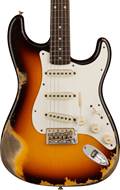 Fender Custom Shop 1959 Stratocaster Heavy Relic Faded Aged Chocolate 3 Colour Sunburst