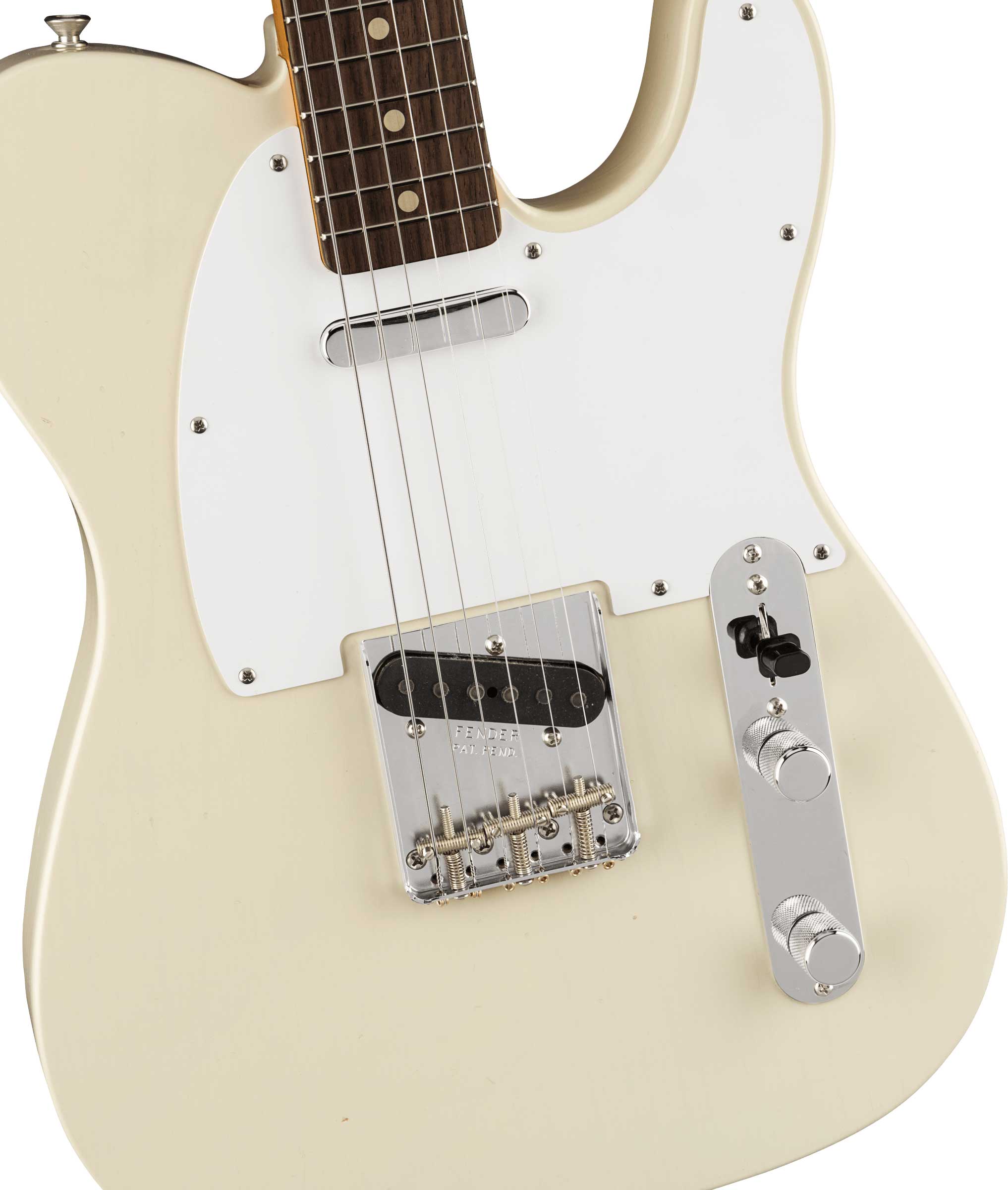 Fender Custom Shop Jimmy Page Signature Telecaster Journeyman Relic Rosewood Fingerboard White Blonde