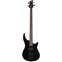 EastCoast MB4-BK Bass Black Rosewood Fingerboard Front View