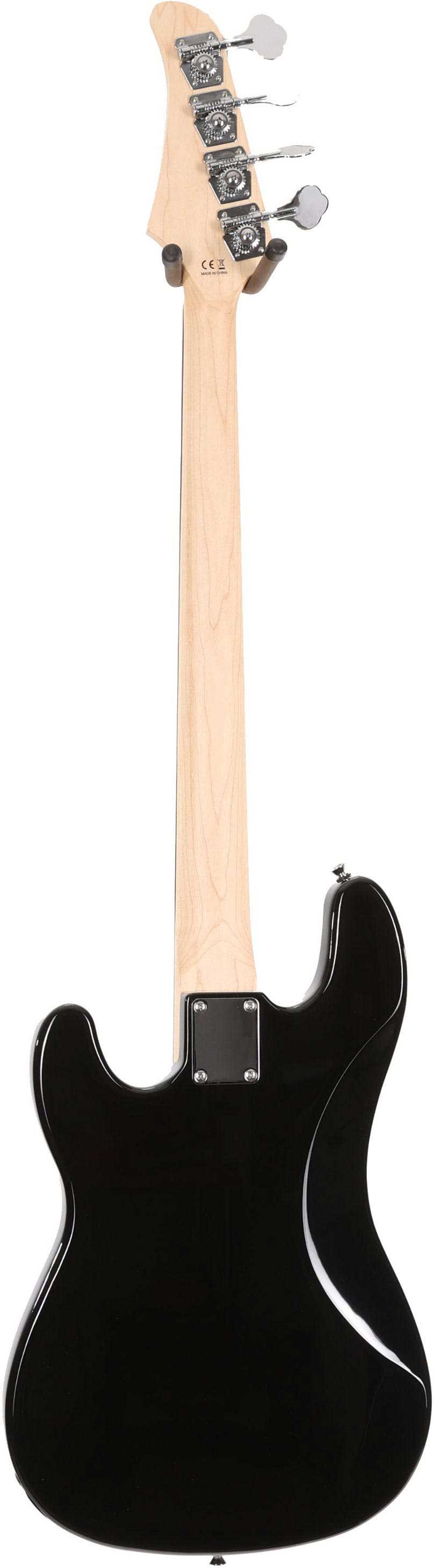 EastCoast PJ4-BK Bass Black Rosewood Fingerboard