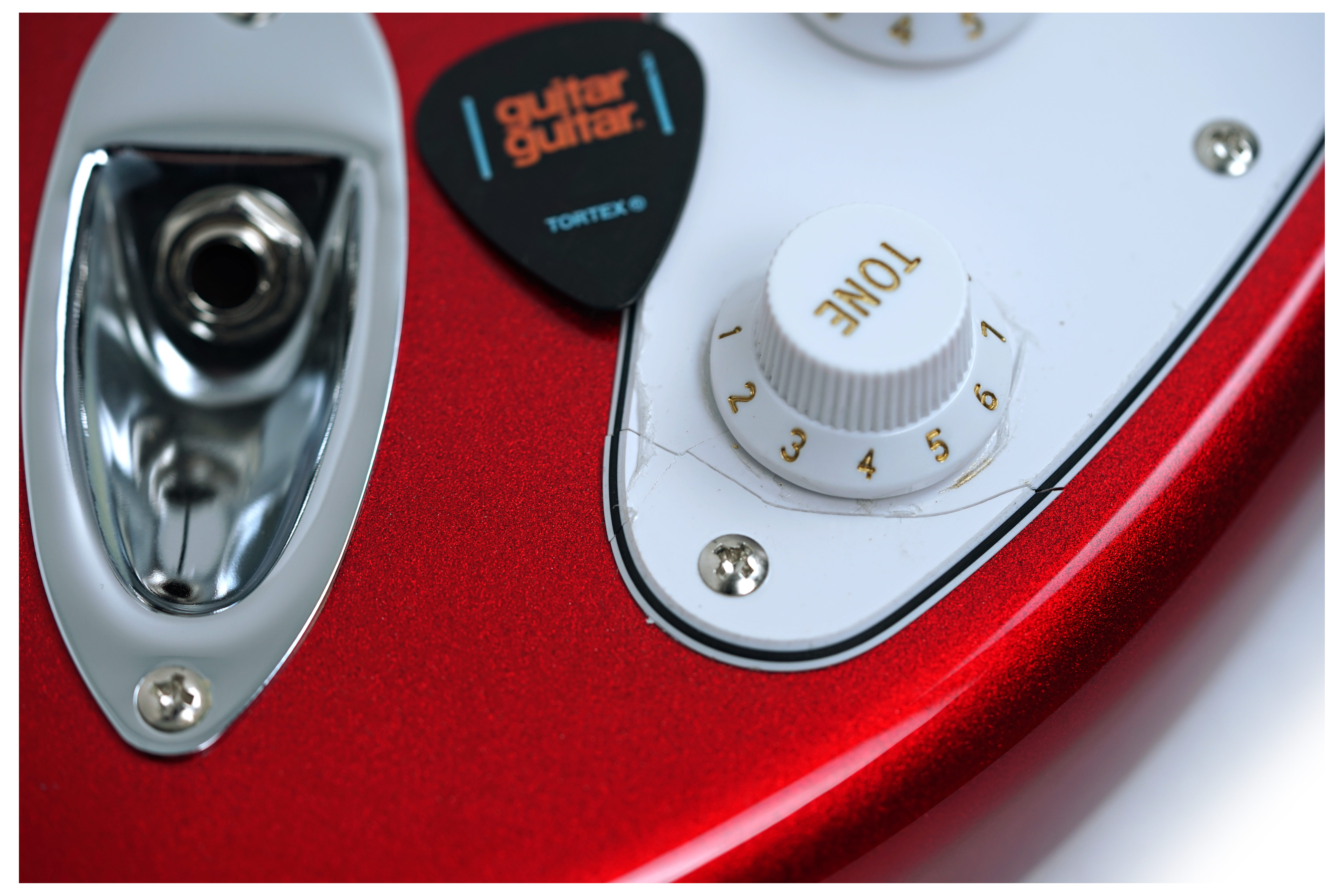 EastCoast ST1-CR Candy Red Maple Fingerboard (Ex-Demo) #LDCCR02