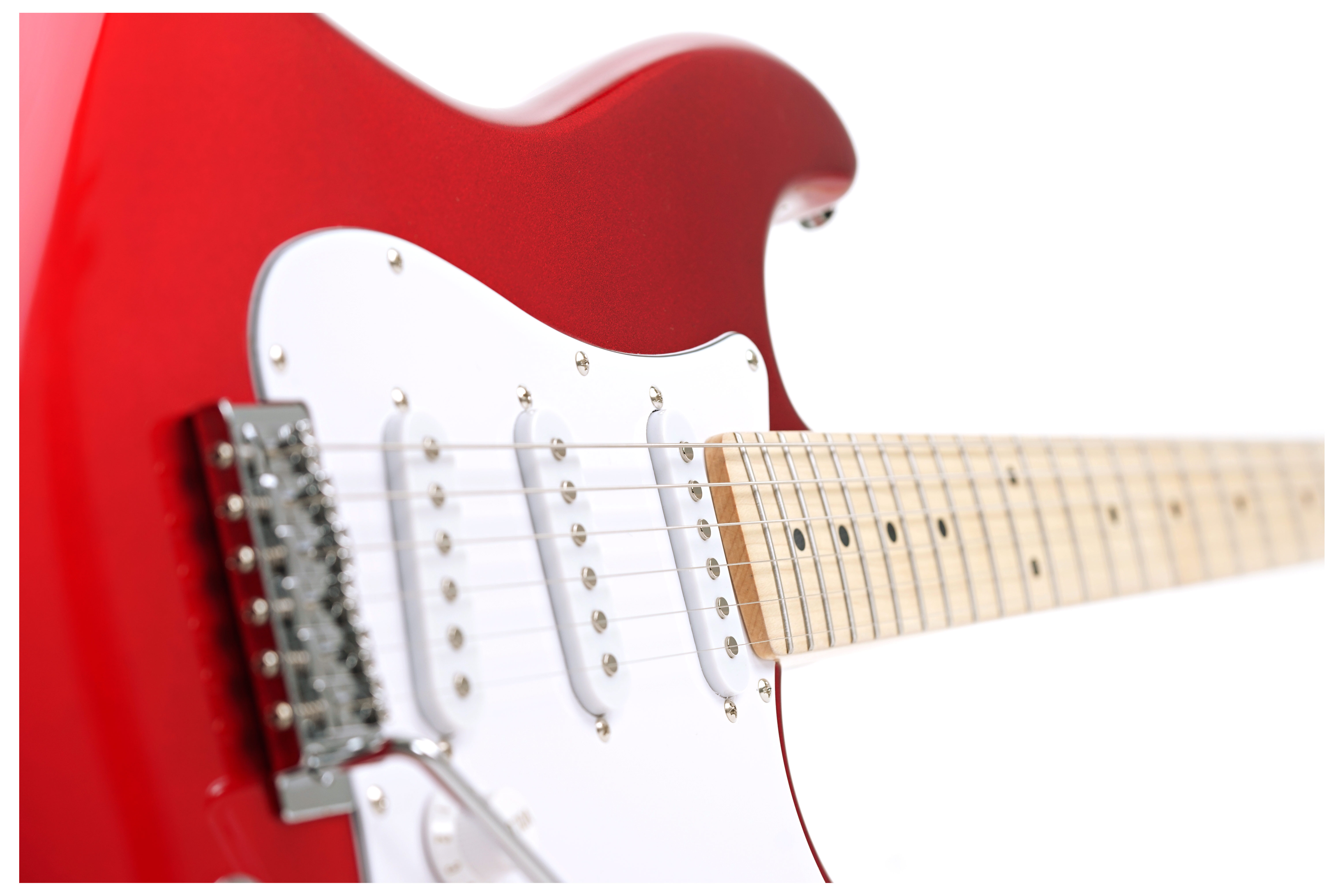 EastCoast ST1 Candy Red Maple Fingerboard