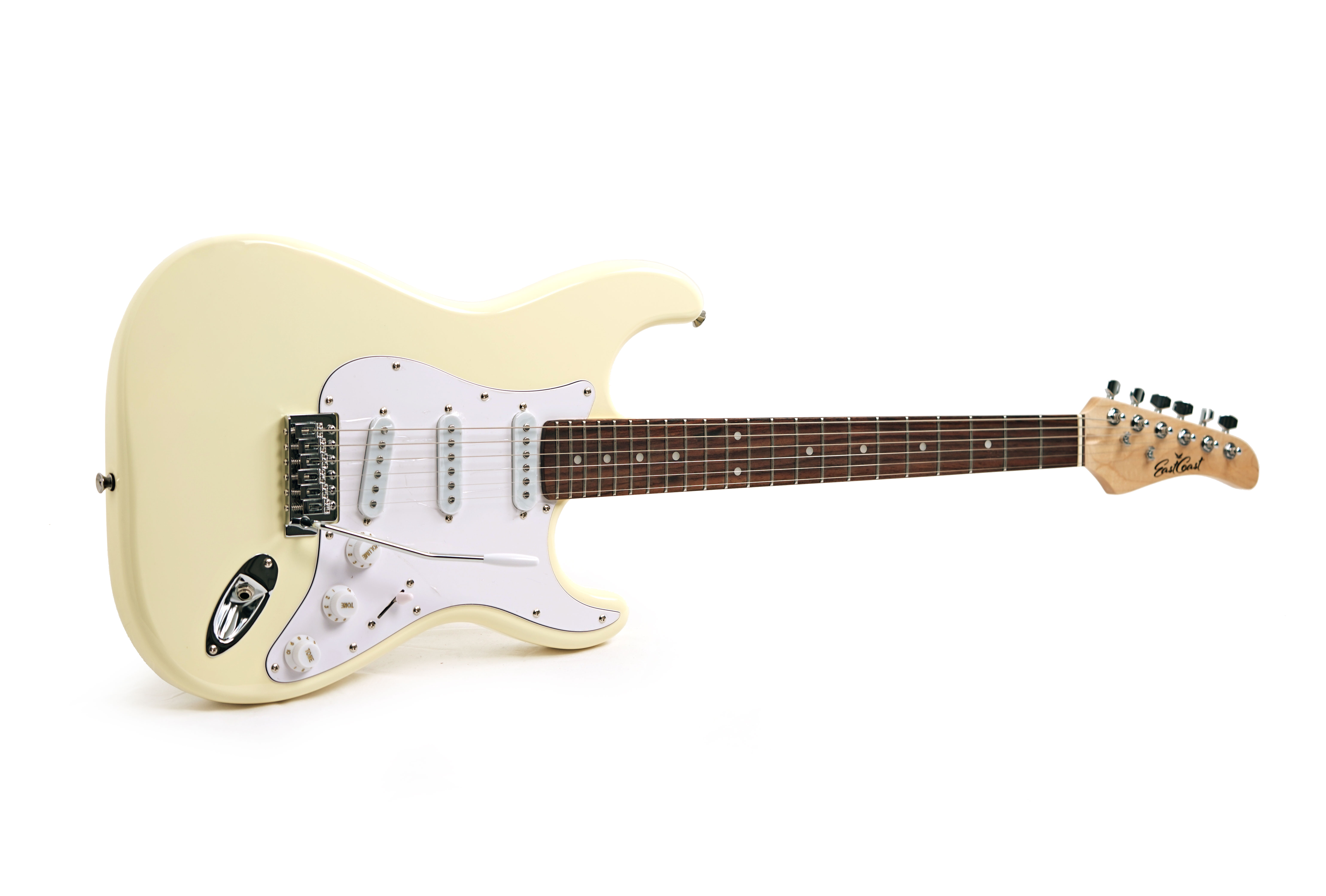 EastCoast ST1 Vintage White Rosewood Fingerboard (Ex-Demo) #LDC190226