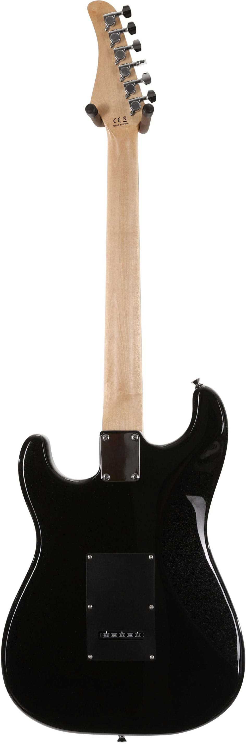 EastCoast ST2 HSS Metallic Black Rosewood Fingerboard