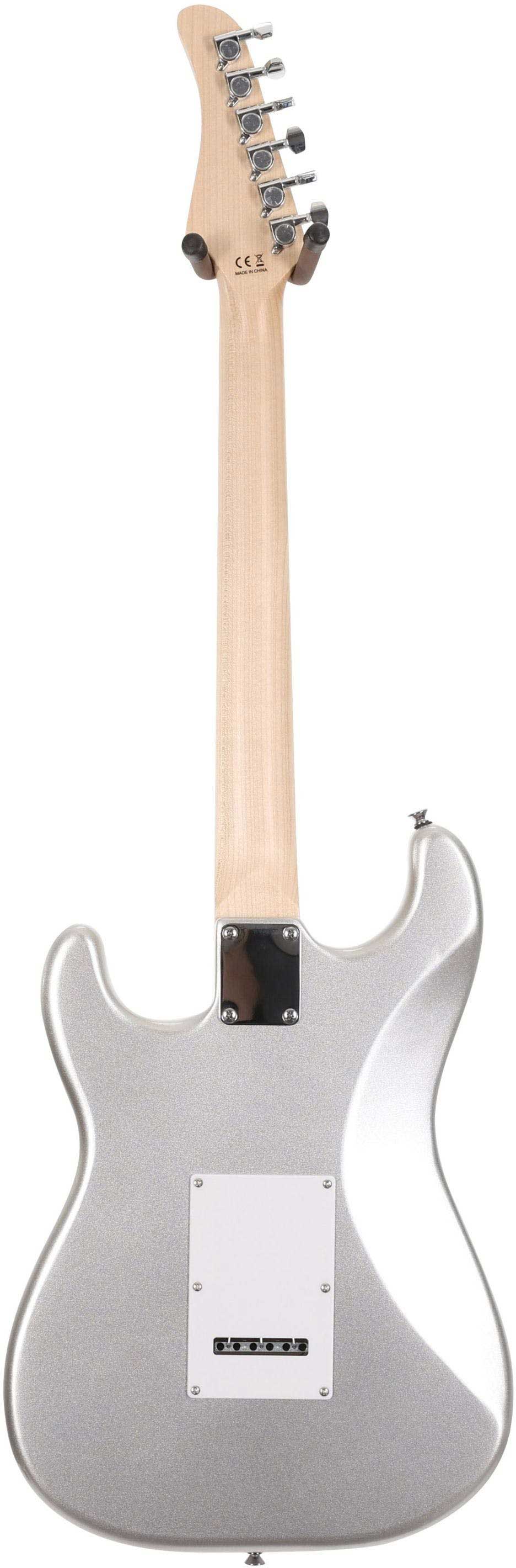 EastCoast ST2 HSS Metallic Silver Rosewood Fingerboard