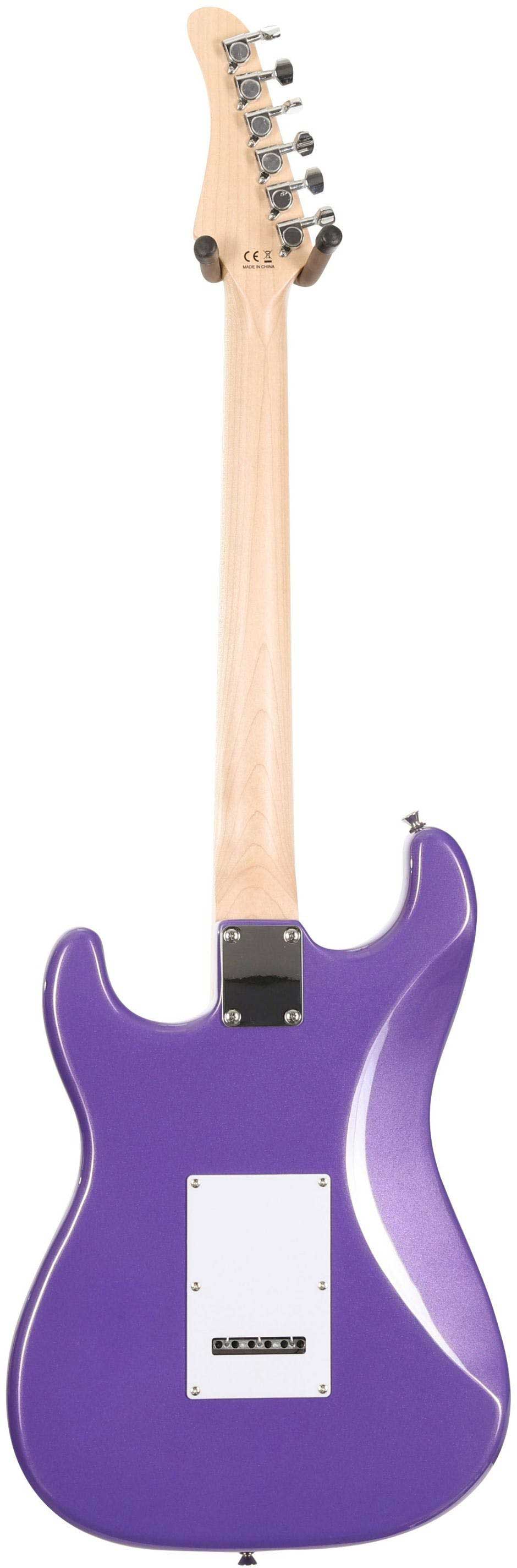 EastCoast ST2 HSS Metallic Purple Rosewood Fingerboard
