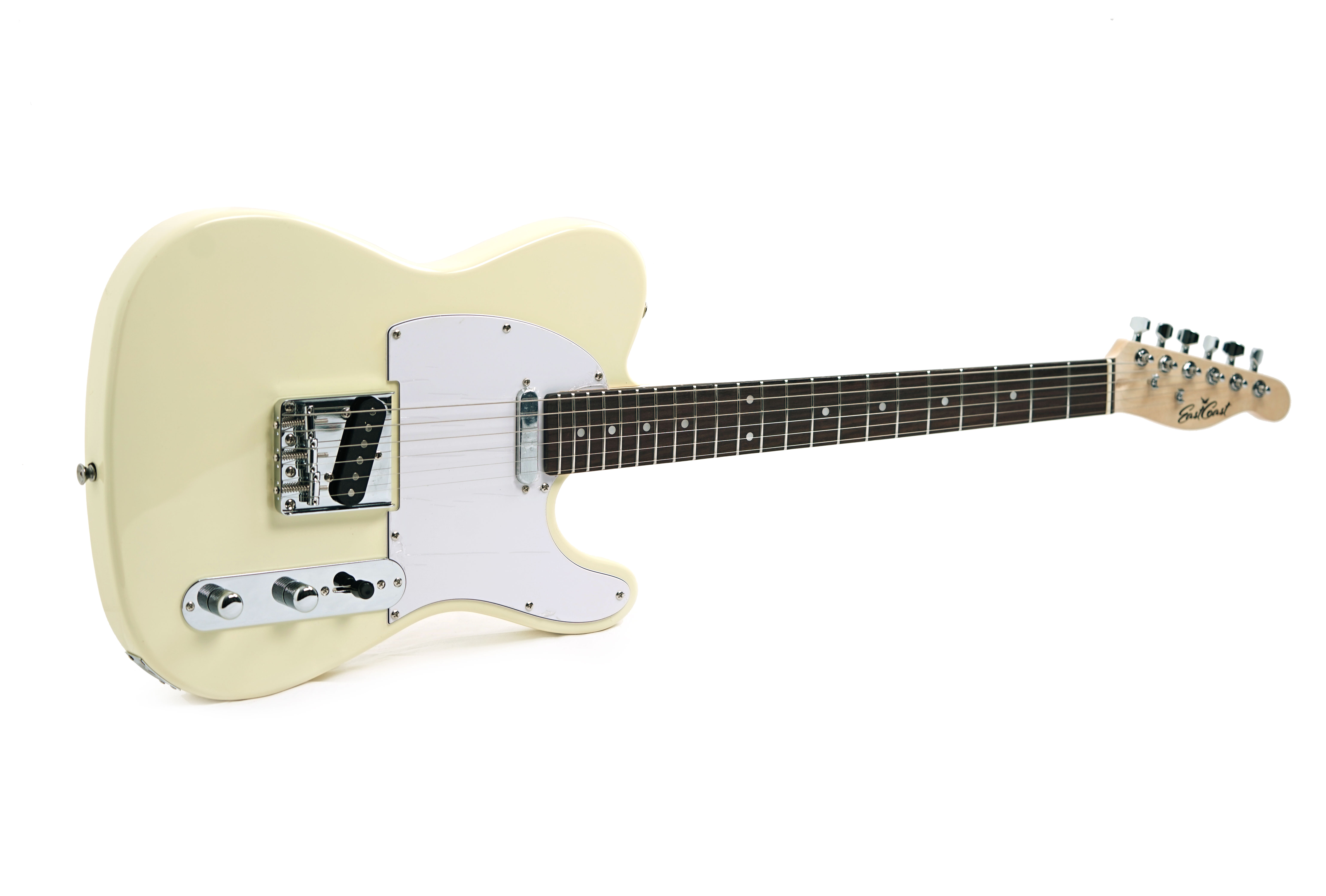 EastCoast T1-VW Vintage White Rosewood Fingerboard (Ex-Demo) #LDCT11456