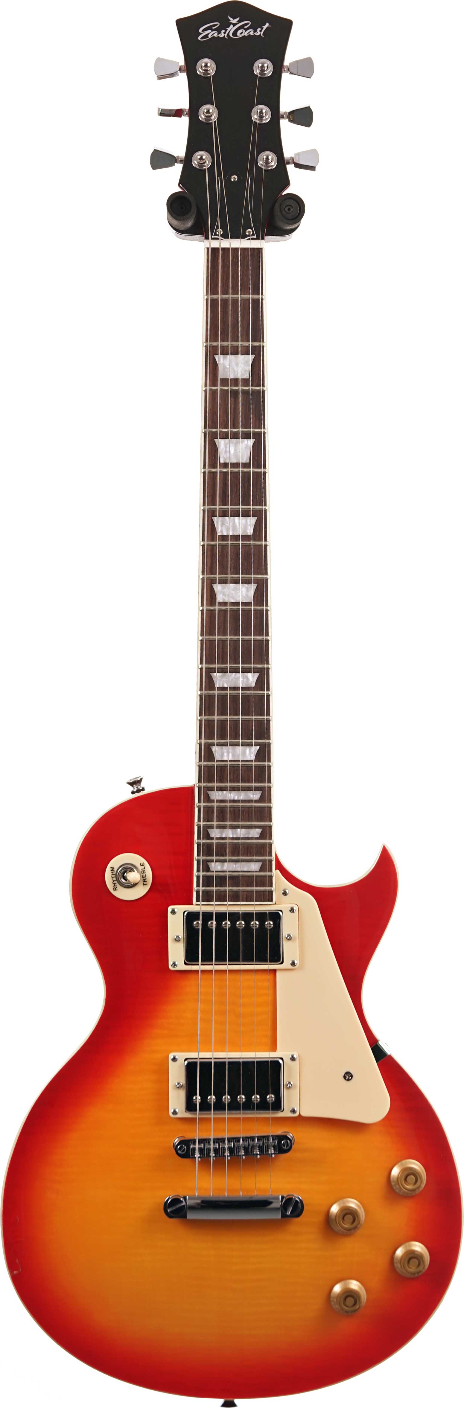 EastCoast L1 Flame Top Heritage Cherry Sunburst Rosewood Fingerboard (Ex-Demo) #LDC280526