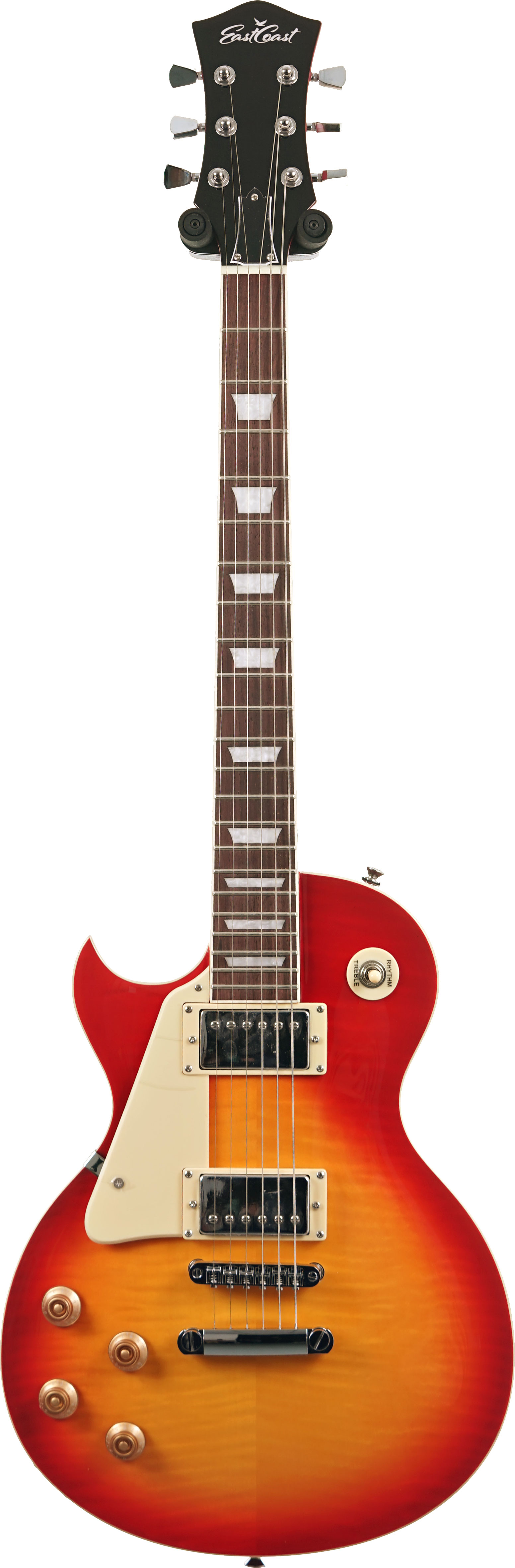 EastCoast L1-HCS-LH Flame Top Heritage Cherry Sunburst Rosewood Fingerboard Left Handed (Ex-Demo) #LDCL1HCS