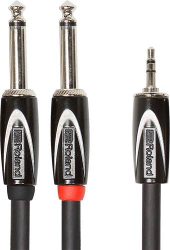 Roland 10Ft/3M Interconnect Minijack - Dual TS Stereo Cable