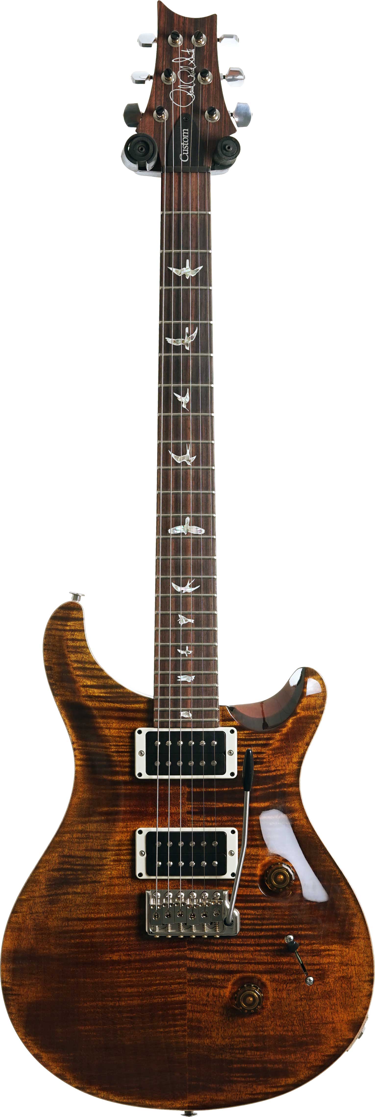 PRS Custom 24 Yellow Tiger Pattern Thin #342523