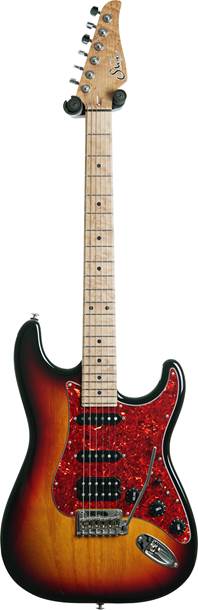 Suhr Limited Edition Classic S Paulownia HSS 3 Tone Sunburst With 3A Roasted Birdseye Neck & Fingerboard (Ex-Demo) #73057
