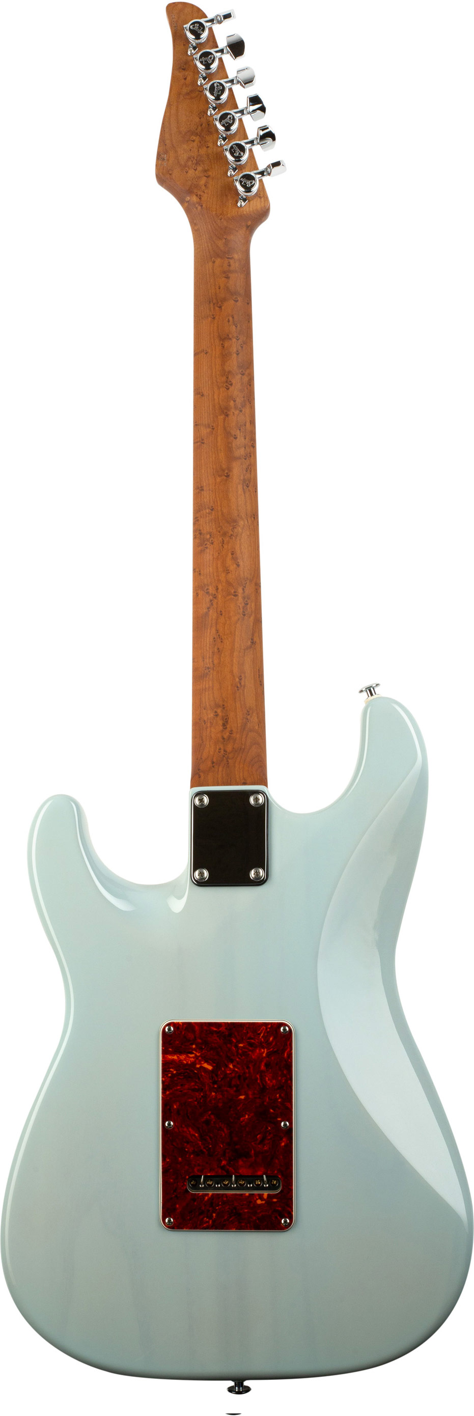 Suhr Limited Edition Classic S Paulownia HSS Trans Sonic Blue 3A Roasted Birdseye Neck & Fingerboard