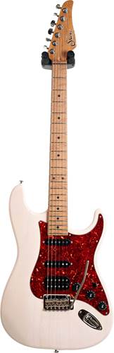 Suhr Limited Edition Classic S Paulownia HSS Trans White With 3A Roasted Birdseye Neck & Fingerboard #73083