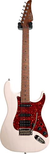 Suhr Limited Edition Classic S Paulownia HSS Trans White With 3A Roasted Birdseye Neck & Fingerboard #73081