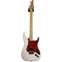 Suhr Limited Edition Classic S Paulownia HSS Transparent White with 3A Roasted Birdseye Neck and Fingerboard #66027 Front View