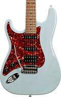 Suhr Limited Edition Classic S Paulownia HSS Trans Sonic Blue 3A Roasted Birdseye Neck & Fingerboard Left Handed #66024