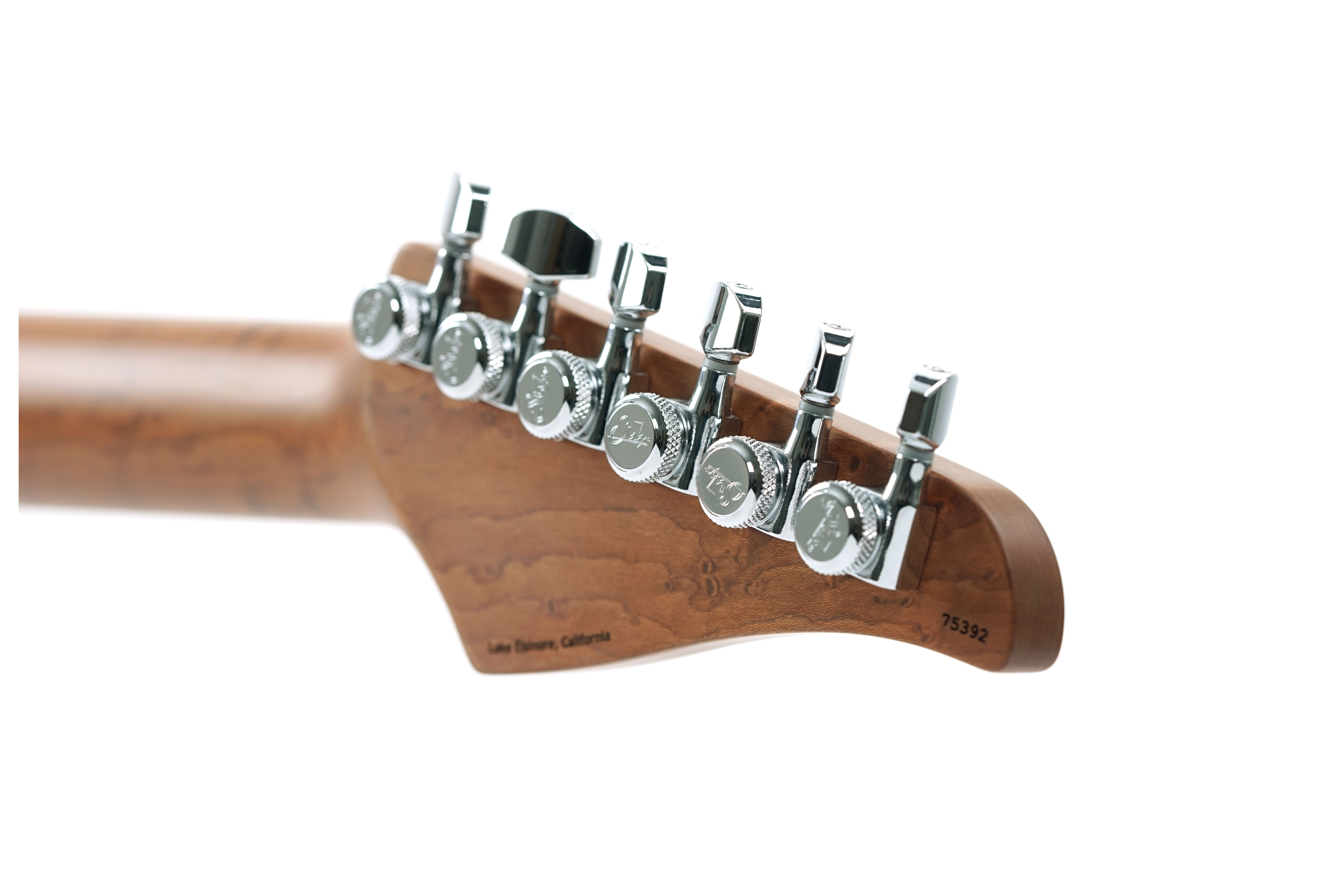 Suhr Limited Edition Classic S Paulownia HSS Trans White 3A Roasted Birdseye Neck & Fingerboard Left Handed