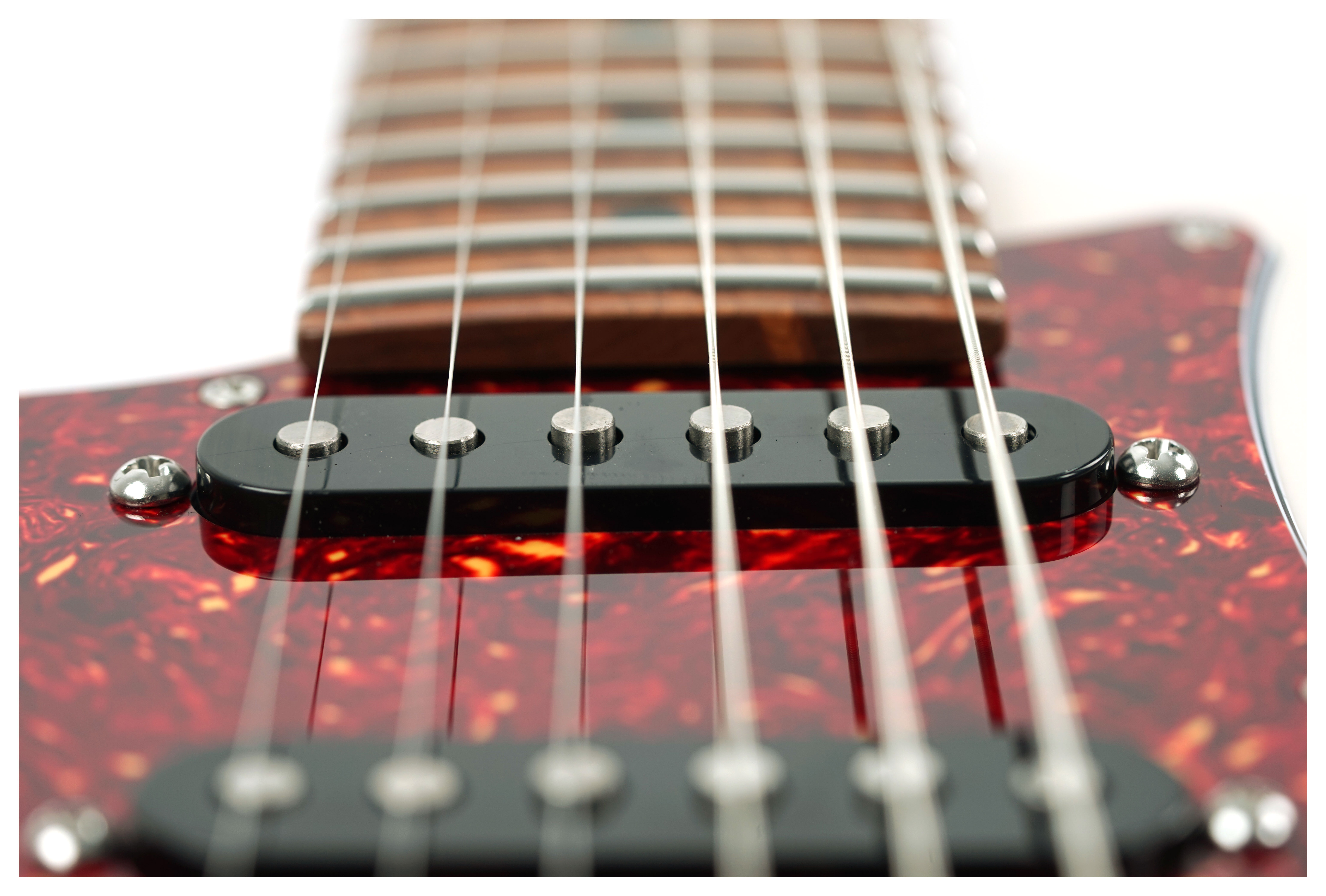 Suhr Limited Edition Classic S Paulownia HSS Trans White 3A Roasted Birdseye Neck & Fingerboard Left Handed