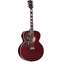 Gibson SJ-200 Standard Maple Wine Red Left Handed Front View