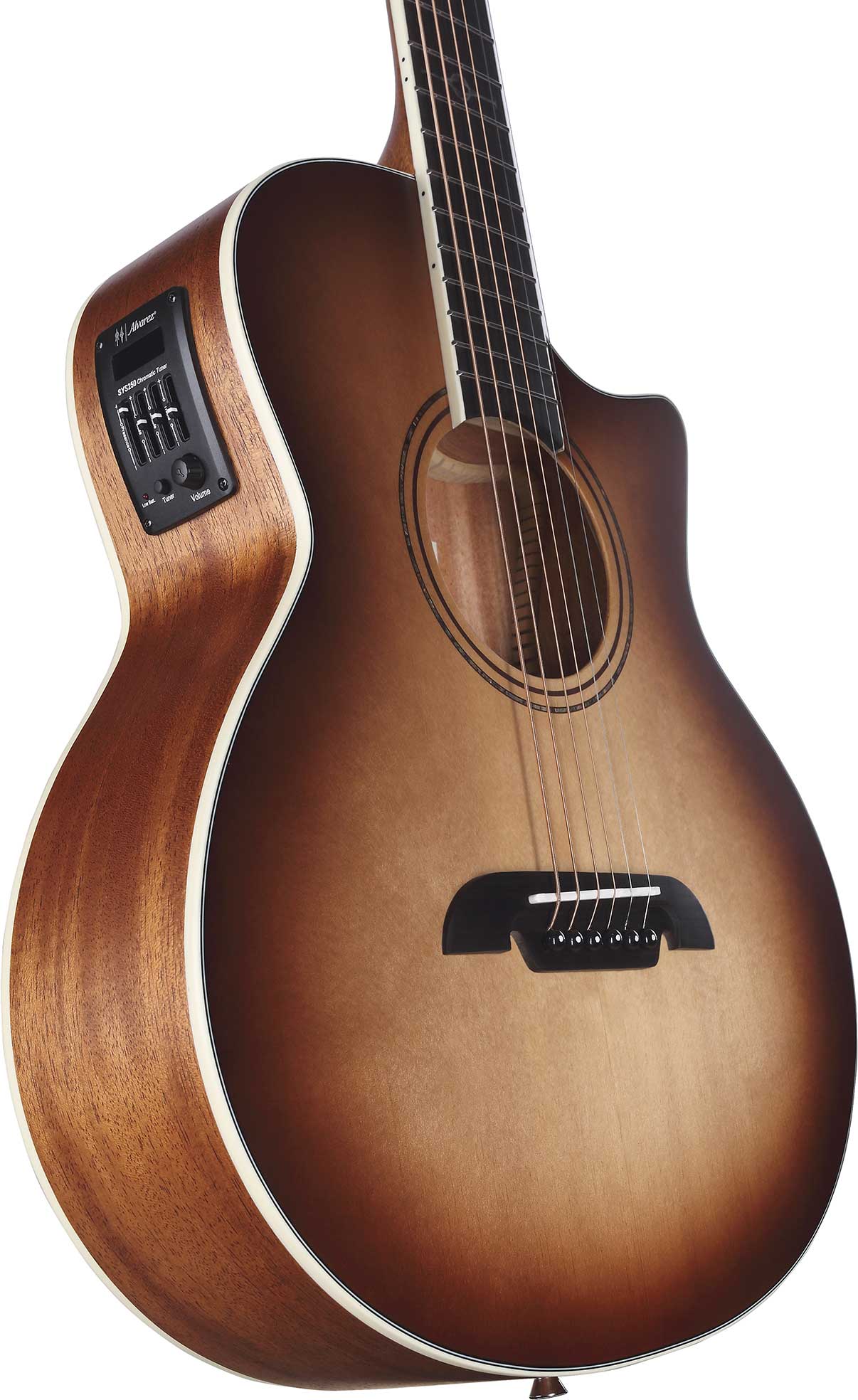 Alvarez Artist Series LJ2CESHB Little Jumbo Travel Guitar