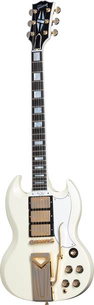Gibson Custom Shop 60th Anniversary 1961 SG Les Paul Custom Polaris White VOS