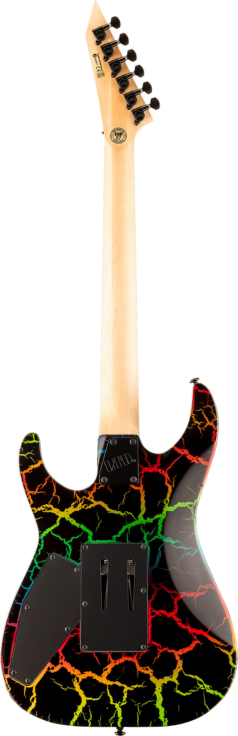 ESP LTD Mirage Deluxe '87 Rainbow Crackle