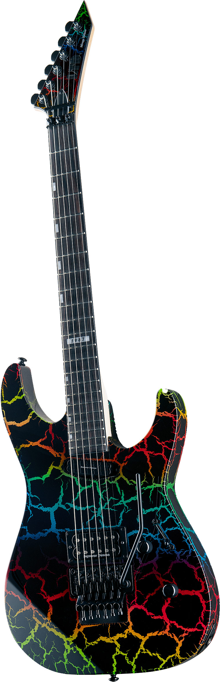 ESP LTD Mirage Deluxe '87 Rainbow Crackle