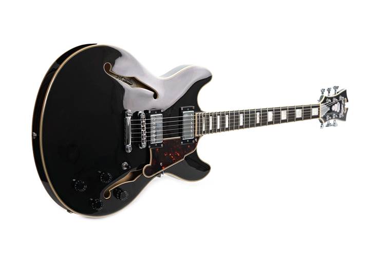 D'Angelico Premier DC Stop-Bar Black Flake (Ex-Demo) #KP226945 D'Angelico Premier DC Stop-Bar Black Flake (Ex-Demo) #KP226945
