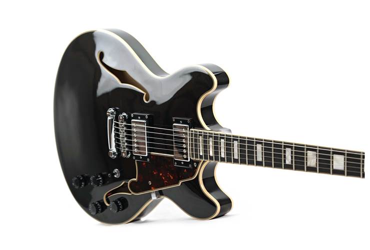 D'Angelico Premier DC Stop-Bar Black Flake (Ex-Demo) #KP226945 D'Angelico Premier DC Stop-Bar Black Flake (Ex-Demo) #KP226945