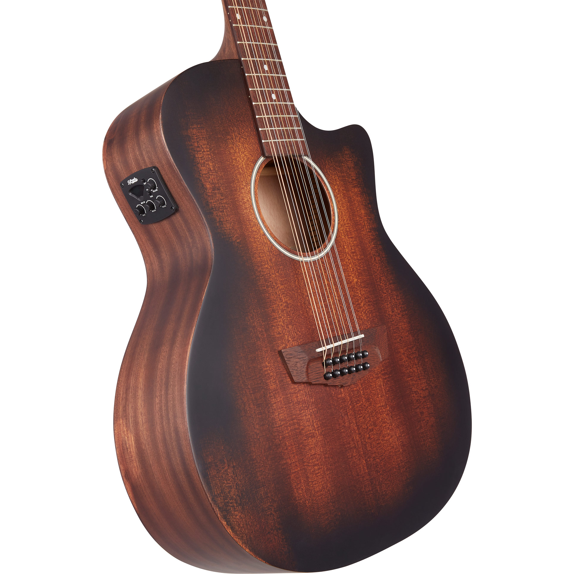 D'Angelico Premier Fulton LS Grand Auditorium Aged Mahogany 12 String Guitar