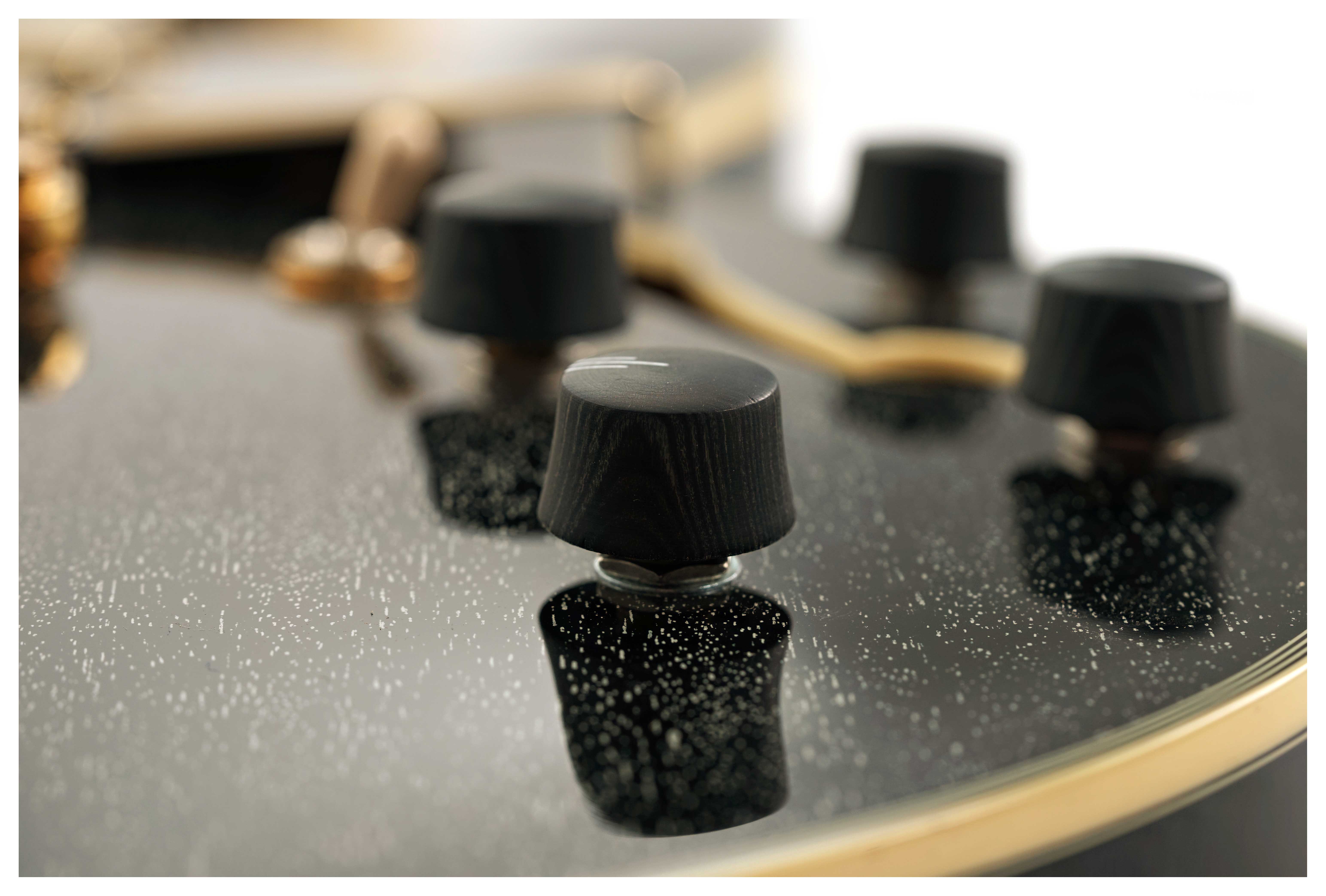 D'Angelico Excel DC Stopbar Black Dog 