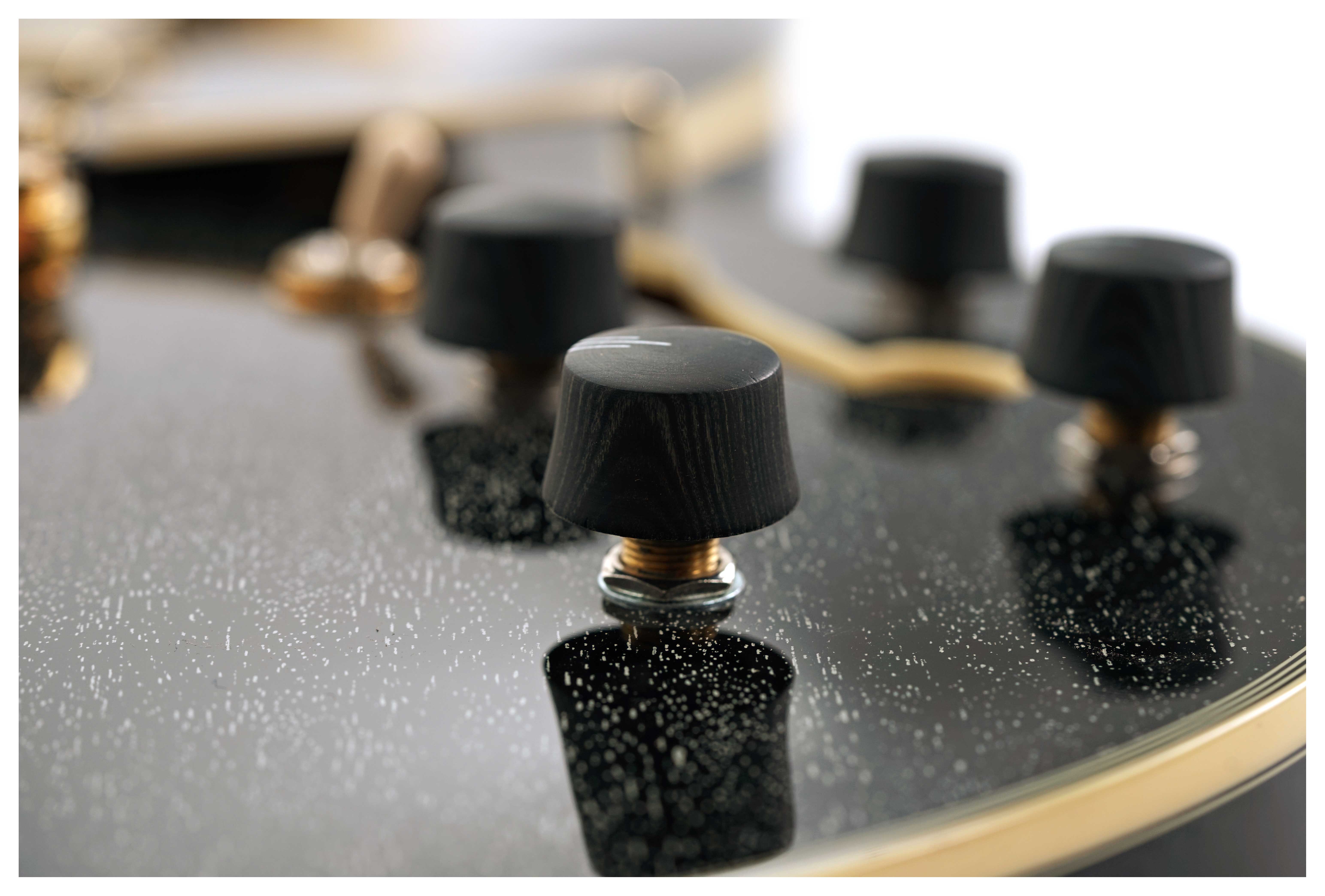 D'Angelico Excel DC Stopbar Black Dog 