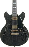 D'Angelico Excel Mini DC Stop-Bar Black Dog (Ex-Demo) #W2102258