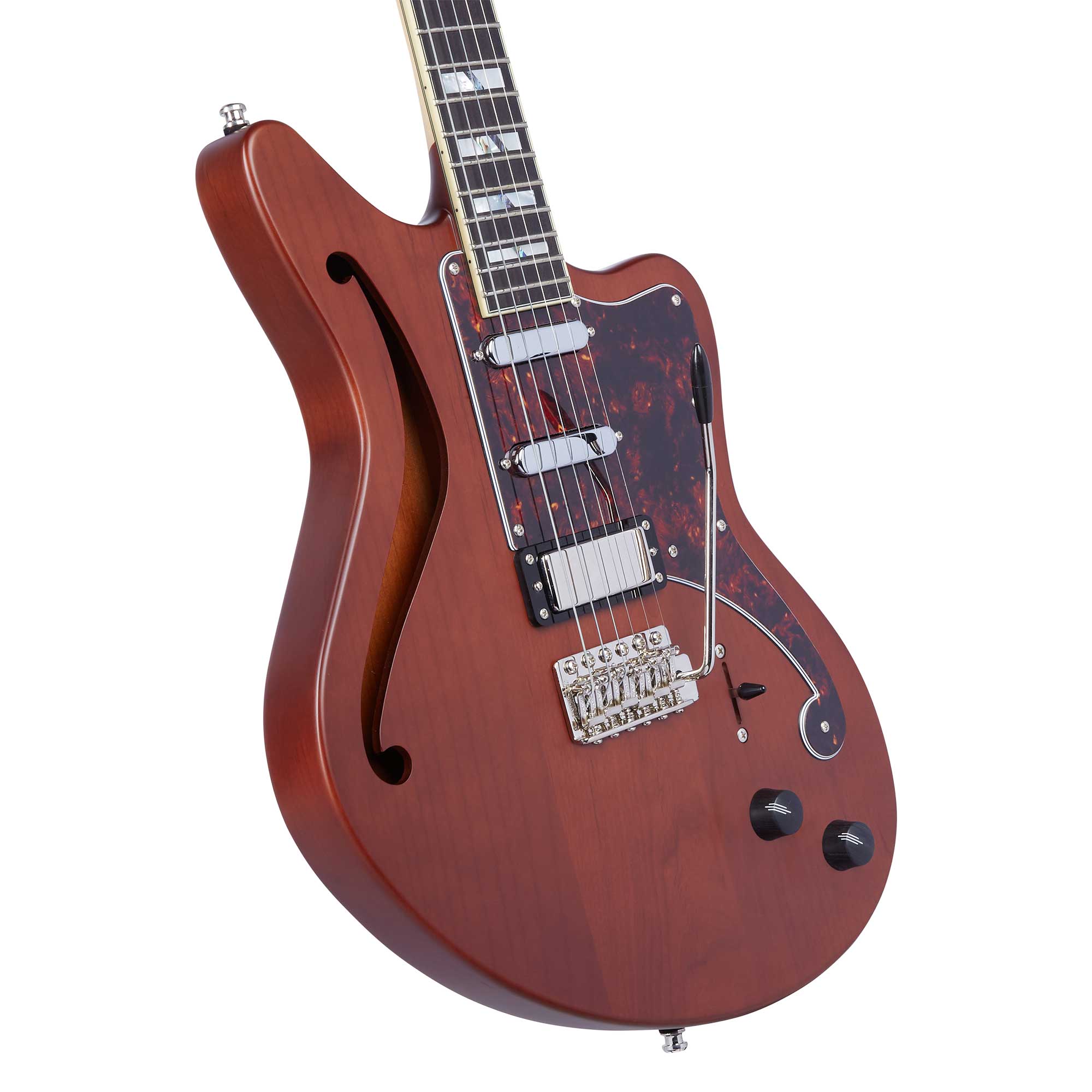 D'Angelico Deluxe Bedford Semi Hollow Matte Walnut 