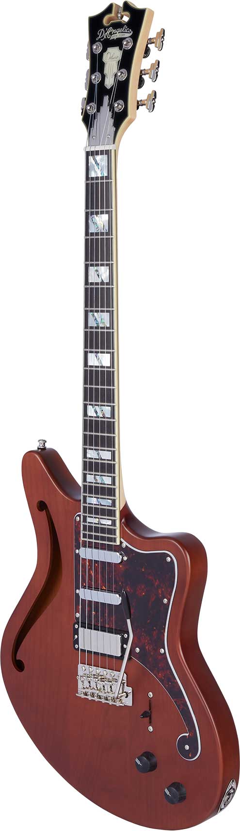 D'Angelico Deluxe Bedford Semi Hollow Matte Walnut 
