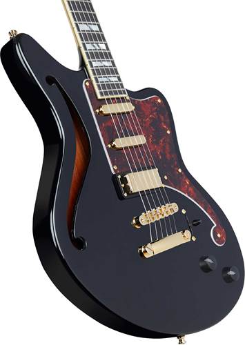 D'Angelico Deluxe Bedford Semi Hollow Black D'Angelico Deluxe Bedford Semi Hollow Black