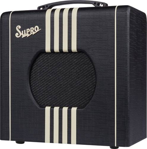 Supro Delta King 8 Black and Cream Supro Delta King 8 Black and Cream