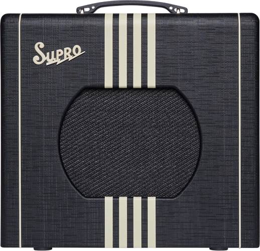 Supro Delta King 10 Black and Cream Combo Valve Amp